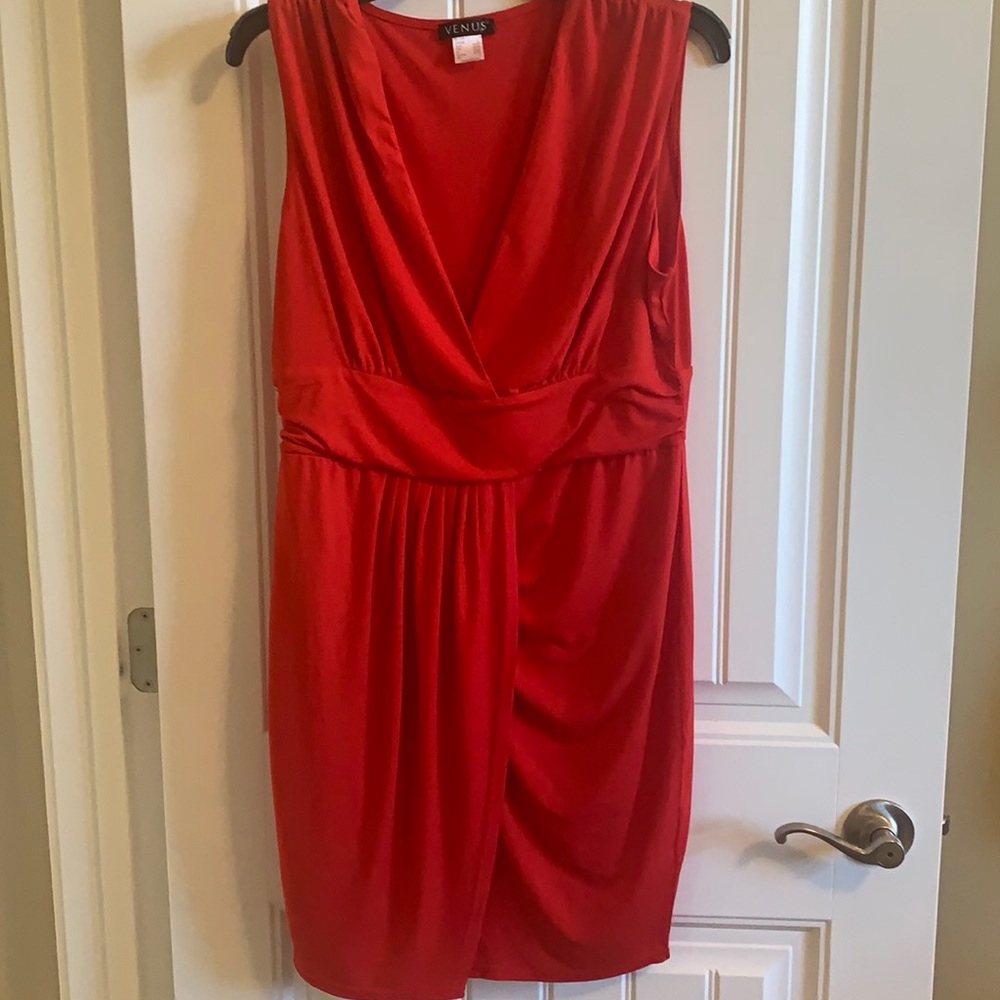 Venus faux wrap sleeveless dress. Size large